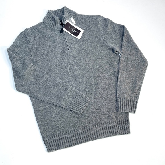 Black Brown 1826 Other - NEW! BLACK BROWN 1826 100% lambswool dark grey sweater